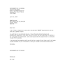 Cover Letter