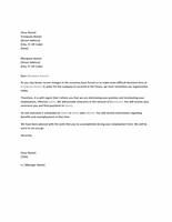 Termination Letter Templates Free